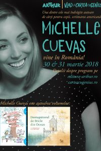 Michelle Cuevas, îndrăgita autoare de cărți pentru copii, vine în România